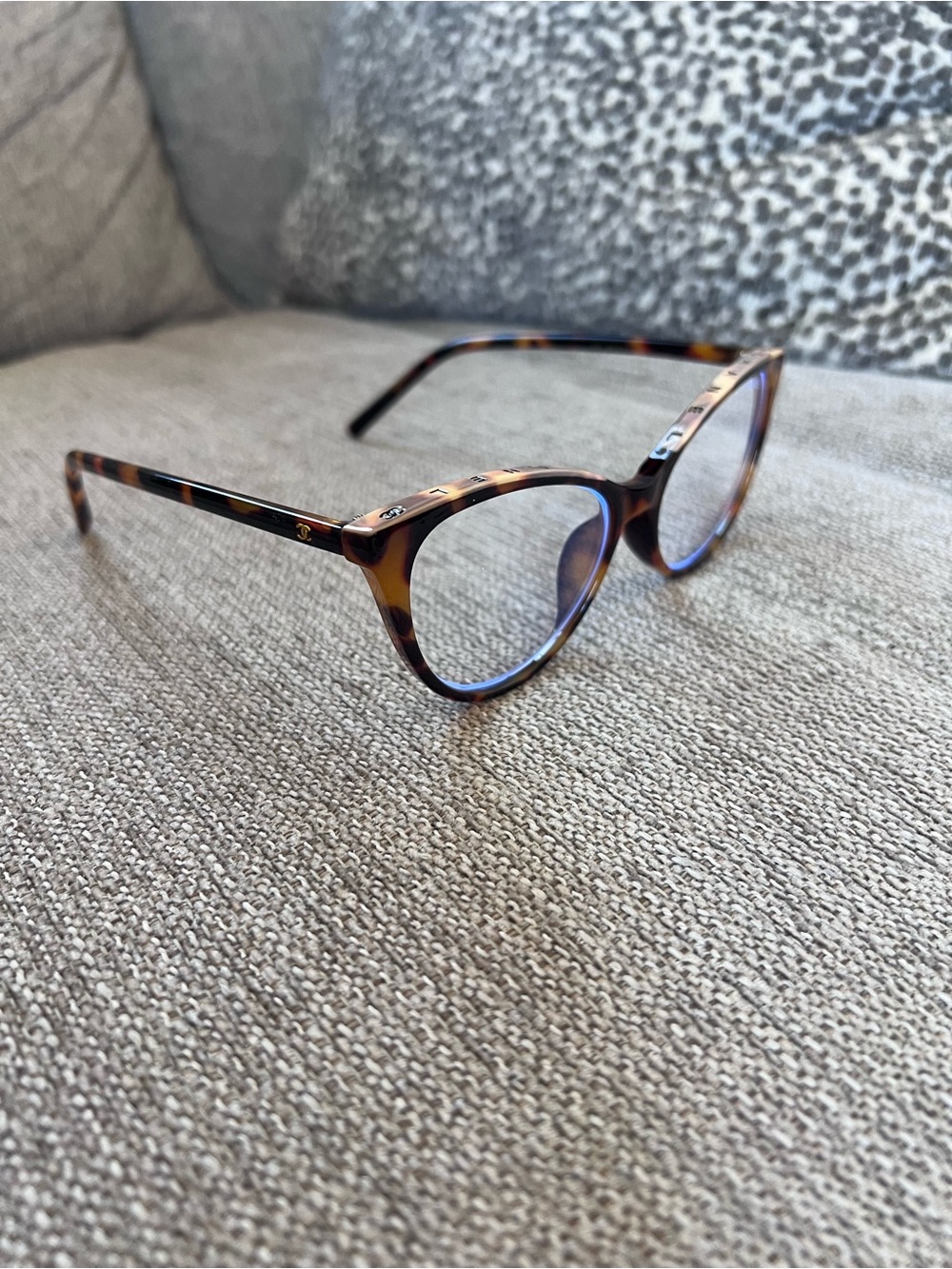 CHANEL CH3393 Tortoiseshell Round Optical Glasses